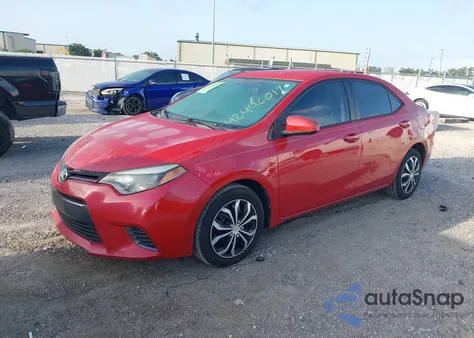 2016 Toyota Corolla Le z USA, uszkodzony, nr VIN 2T1BURHE7GC620765